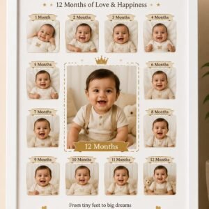 Baby milestone Frame ( 12 Months )